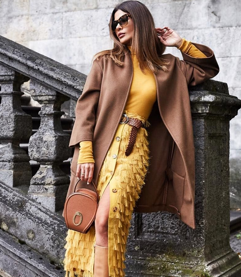 Модные оттенки осени 2026 в одежде